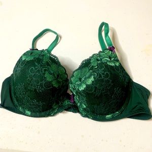 Emerald Lace Bra